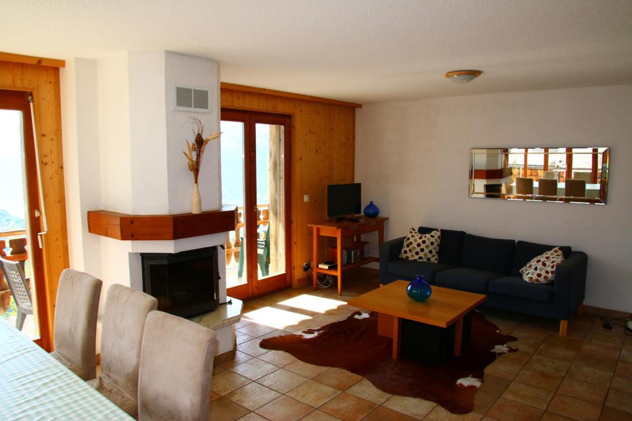 Balcons Du Soleil Y2 211 - Quiet Apartment 6 Pers Veysonnaz ภายนอก รูปภาพ